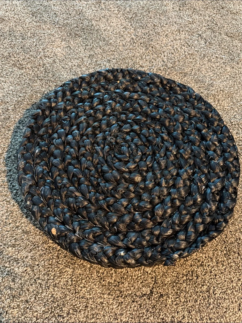 Pottery Barn Ratten Round Placemats - Set of 4